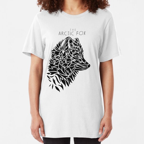 The Arctic Fox - black Slim Fit T-Shirt