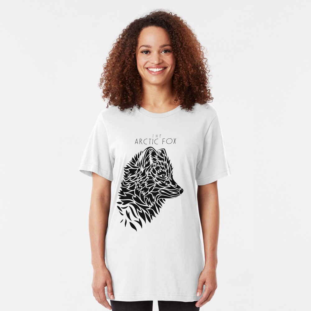 The Arctic Fox - black Slim Fit T-Shirt