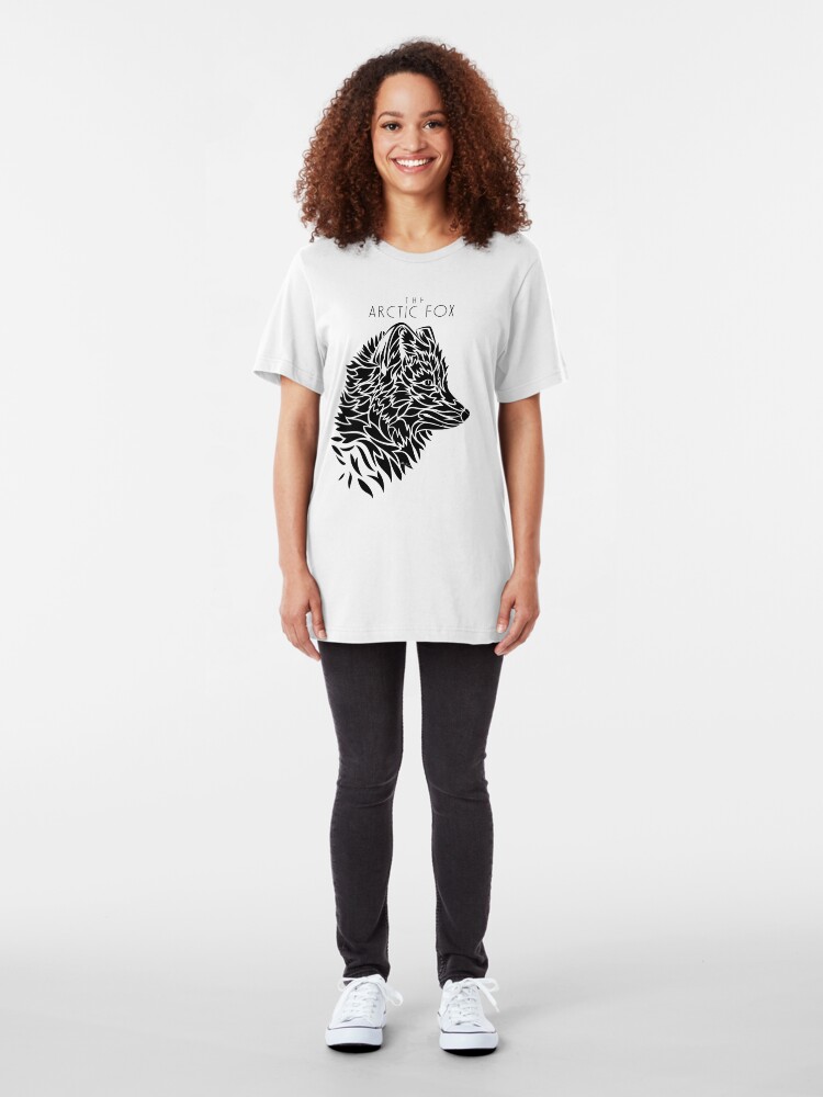 Alternate view of The Arctic Fox - black Slim Fit T-Shirt