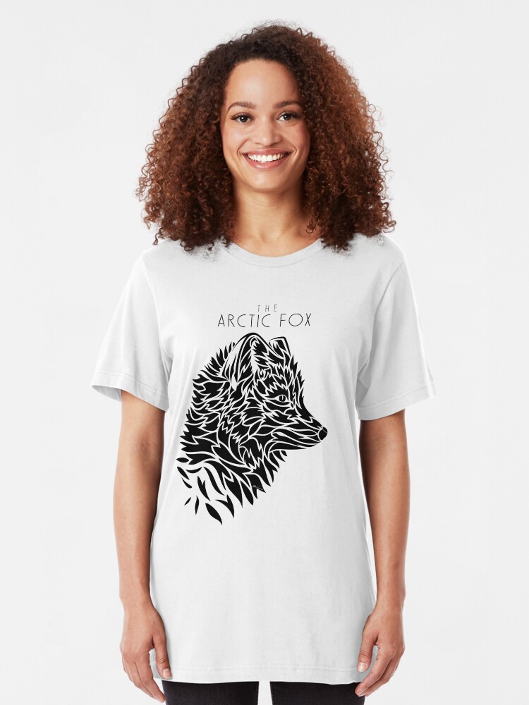 Alternate view of The Arctic Fox - black Slim Fit T-Shirt