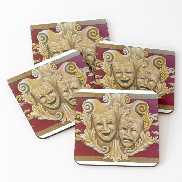 Item preview, Comedy and Tragedy Masks designed and sold by JeffRaum.