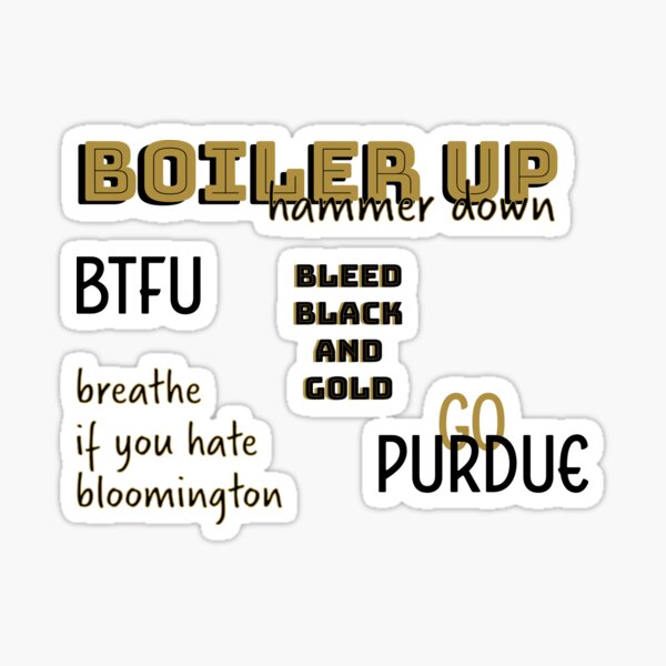 Artikel-Vorschau von Purdue Words (Sticker Pack, Journal oder Maske), designt und verkauft von mscheess.