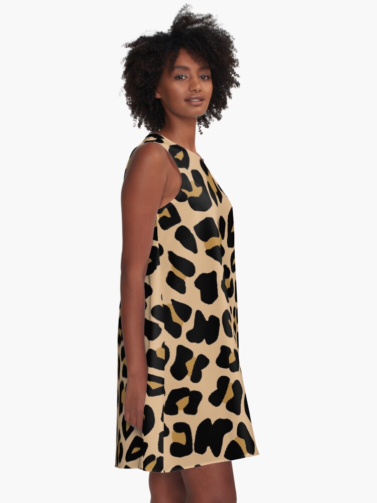 Alternate view of Leopard Print A-Line Dress