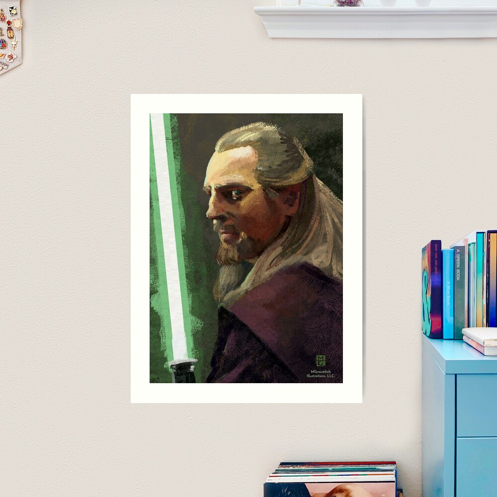 Qui-Gon Jinn Poster for Sale by mgraumlich