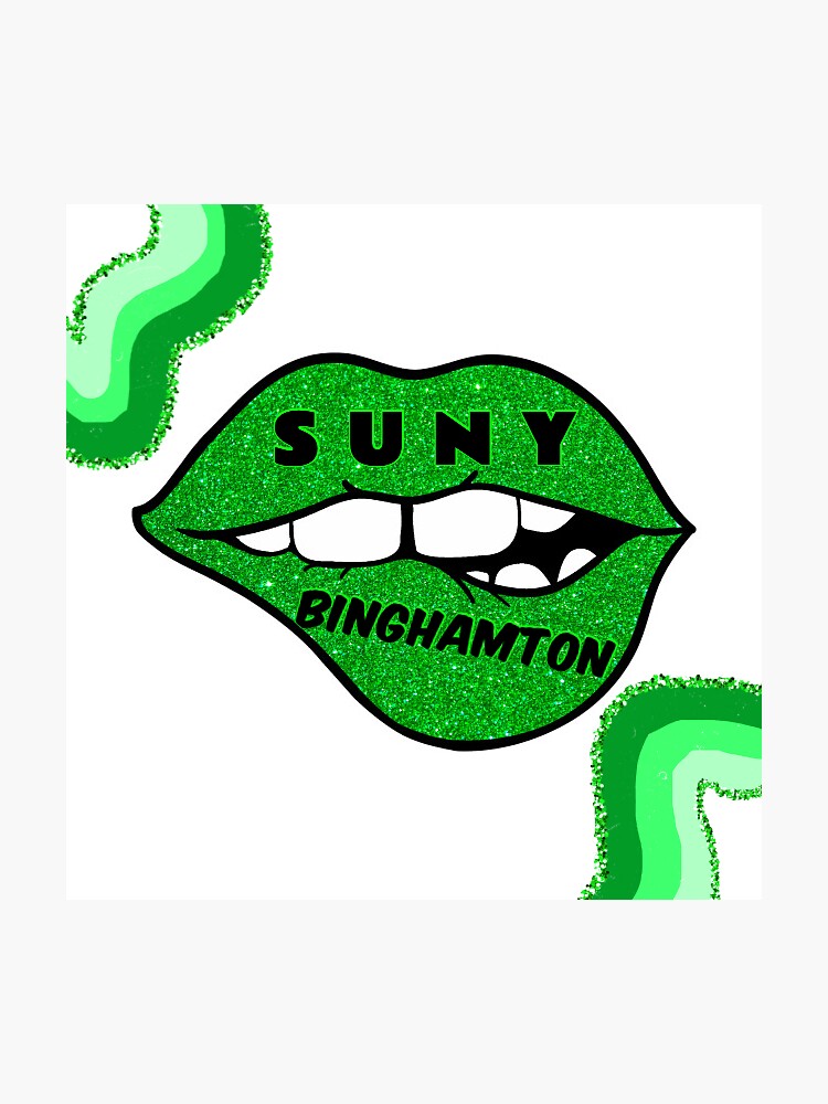 "SUNY BING" Sticker for Sale by caitlinmast Redbubble