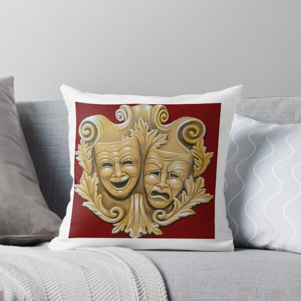 Item preview, Máscaras de comedia y tragedia designed and sold by JeffRaum.