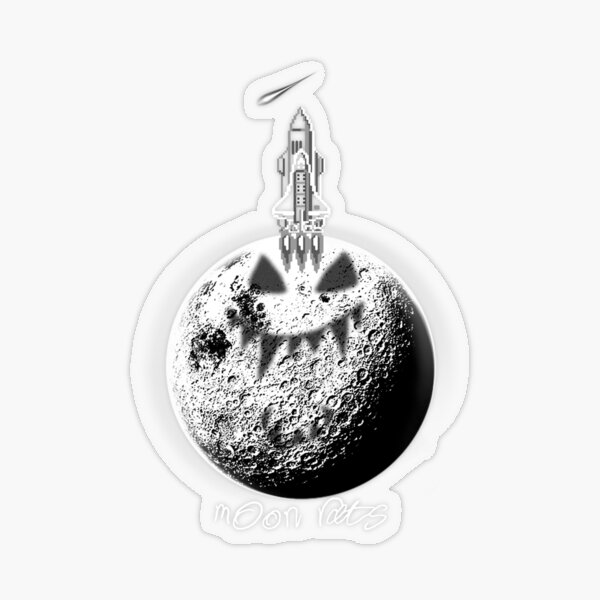 Moon Rats! Stickers from outer space - Design Pack 4 of 6 Transparent Sticker