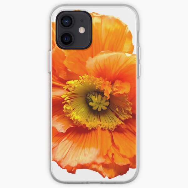 Mohnblume poppy orange iPhone Flexible Hülle