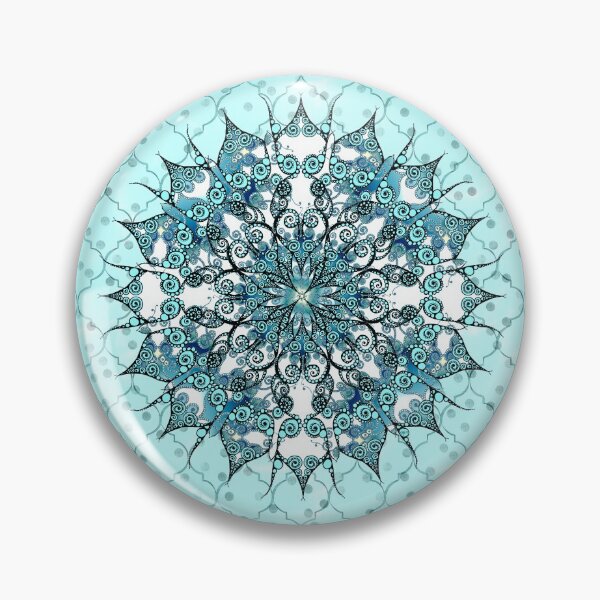 Artikelvorschau, Oriental Mandala turquoise 1 entworfen und verkauft von pearlposition.