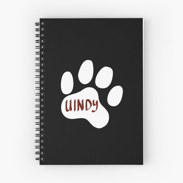 Item preview, White University of Indianapolis Paw Print designed and sold by turbo-swift.