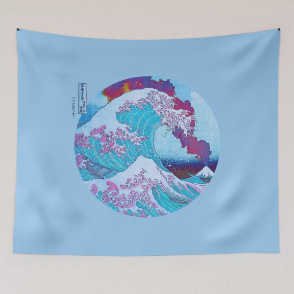 Item preview, Great Wave Off Kanagawa Mount Fuji Eruption  designed and sold by anthonylonder.