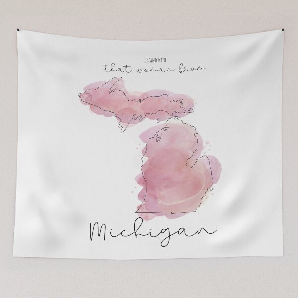 Item preview, I Stand with that Woman From Michigan designed and sold by bcbayay designs.
