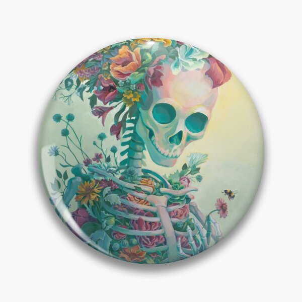 Item preview, Life - Flower Skeleton designed and sold by lisalaroseart.