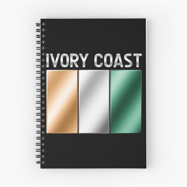 Item preview, Ivory Coast - Ivorian Flag & Text - Metallic designed and sold by Graphix.