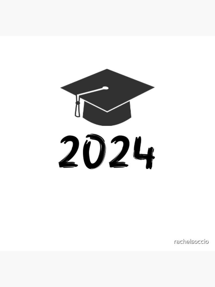 2024 graduate Sticker for Sale by rachelsoccio