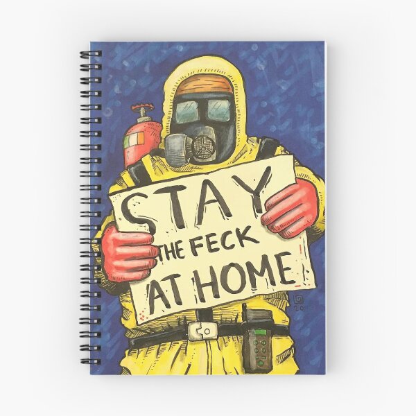 Item preview, Stay the feck at home designed and sold by Lee Grace.