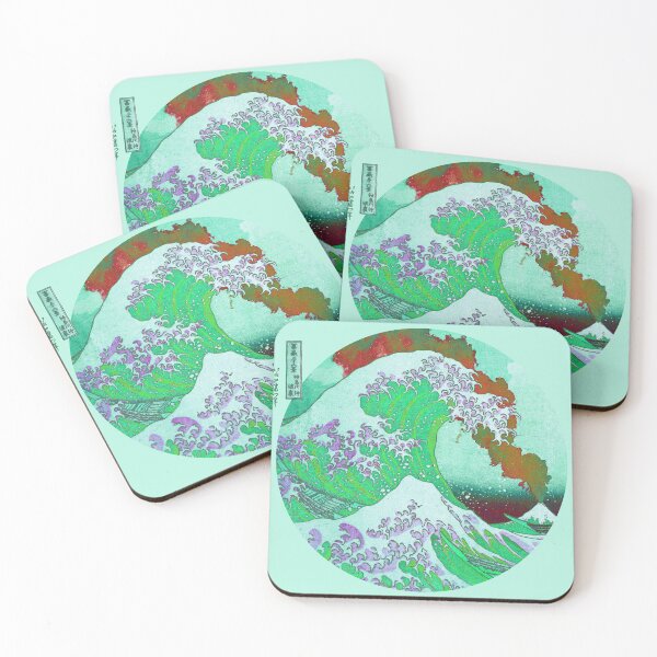 Item preview, Great Wave Off Kanagawa Mount Fuji Eruption designed and sold by anthonylonder.
