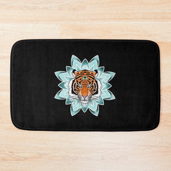 Item preview, Psychedelic Tropical Art - Tiger Mandala  designed and sold by CamBorr.