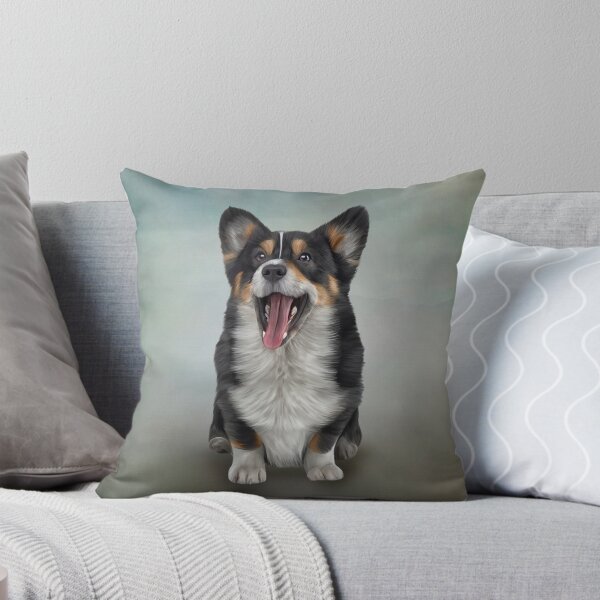 Item preview, Drawing Dog Welsh Corgi black designed and sold by bonidog.