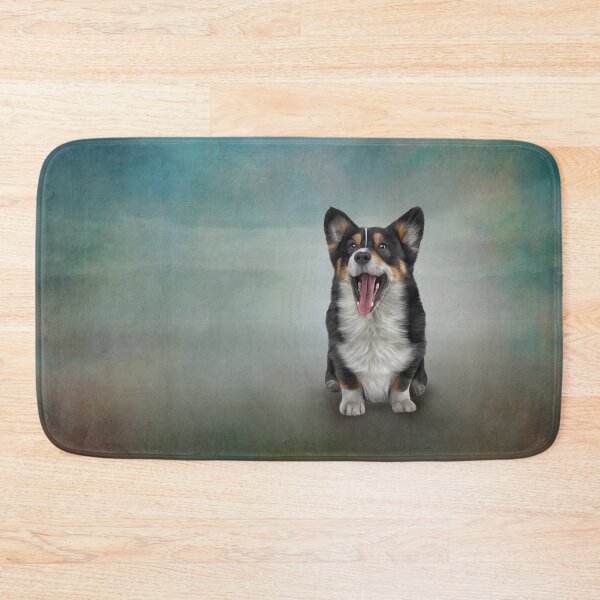 Item preview, Drawing Dog Welsh Corgi black designed and sold by bonidog.