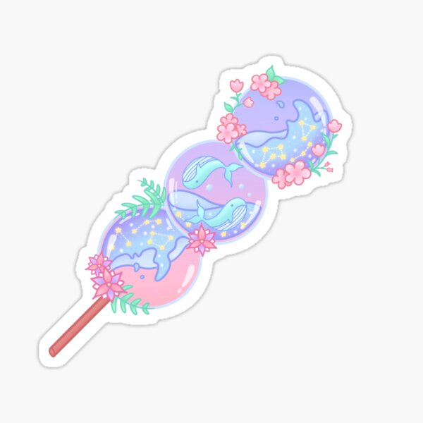 Whale Dango Sticker
