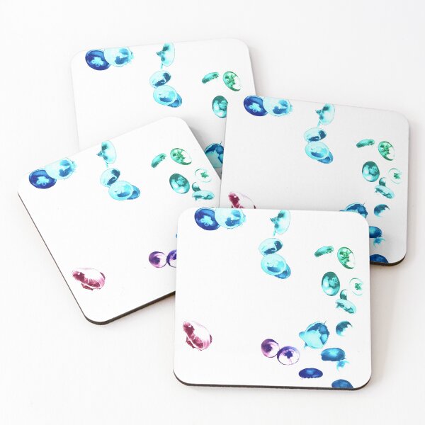 Item preview, Colorful jellyfish swarm designed and sold by infleims.