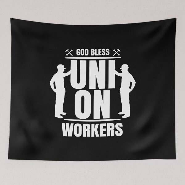 Item preview, God Bless Union Workers Labor Union Gift designed and sold by haselshirt.