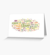 The Adventures of Oliver Twist Grußkarte