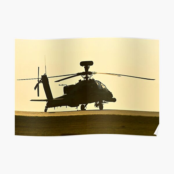 ARMY POSTER AC214 Poster Print Art A0 A1 A2 A3 HELICOPTERS IN THE SUNSET 