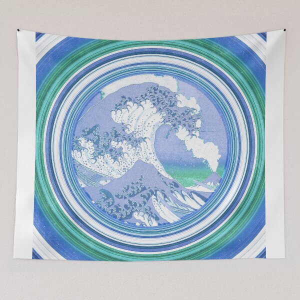 Item preview, Great Wave Off Kanagawa Mount Fuji Eruption designed and sold by anthonylonder.
