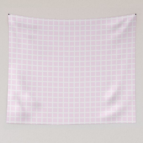 Item preview, light pink and white grid checker pattern designed and sold by clairecardona.