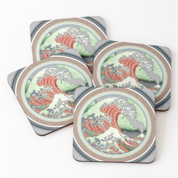 Item preview, Great Wave Off Kanagawa Mount Fuji Eruption designed and sold by anthonylonder.