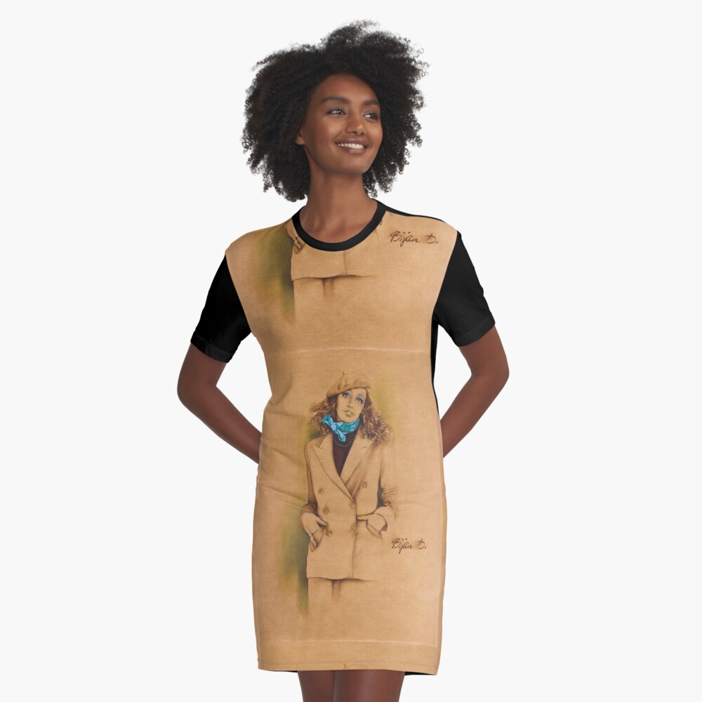 Item preview, Graphic T-Shirt Dress designed and sold by sara-moon.