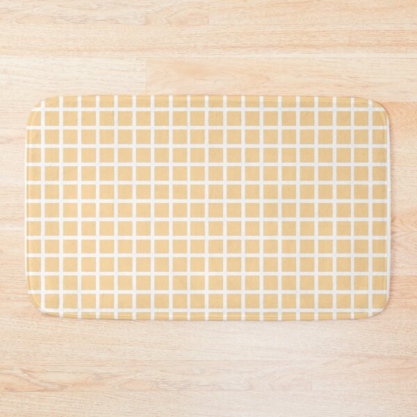 Item preview, peach/orange and white grid checker pattern designed and sold by clairecardona.