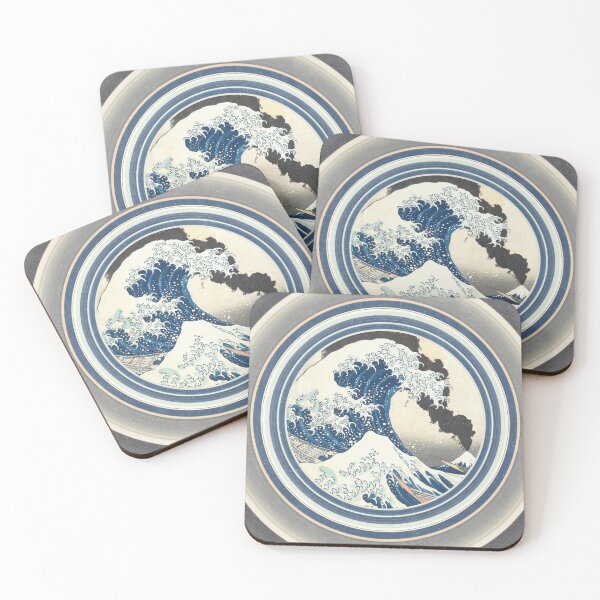 Item preview, Great Wave Off Kanagawa Mount Fuji Eruption designed and sold by anthonylonder.