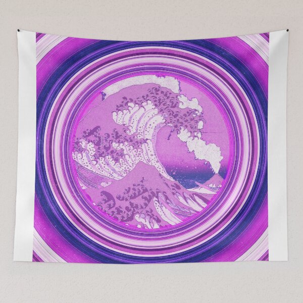 Item preview, Great Wave Off Kanagawa Mount Fuji Eruption designed and sold by anthonylonder.