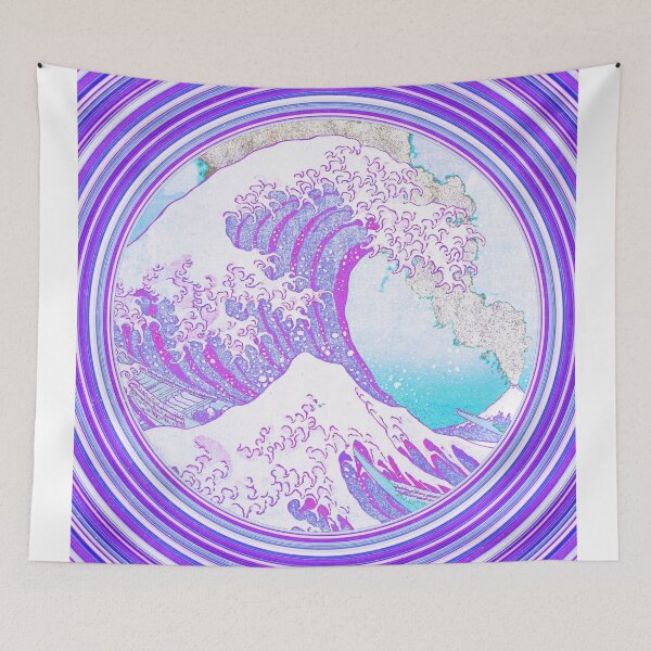 Item preview, Great Wave Off Kanagawa Mount Fuji Eruption designed and sold by anthonylonder.