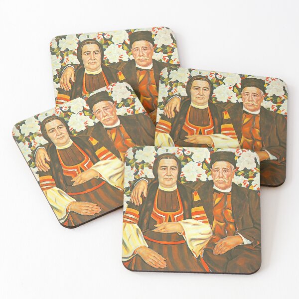 Item preview, Vladimir Dimitrov Maistora (the Master) - Old peasant couple with flowers designed and sold by clon-dot-net.