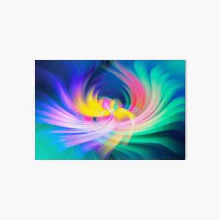 Colour Cocaine Phoenix Wings Twirl Art Board Print