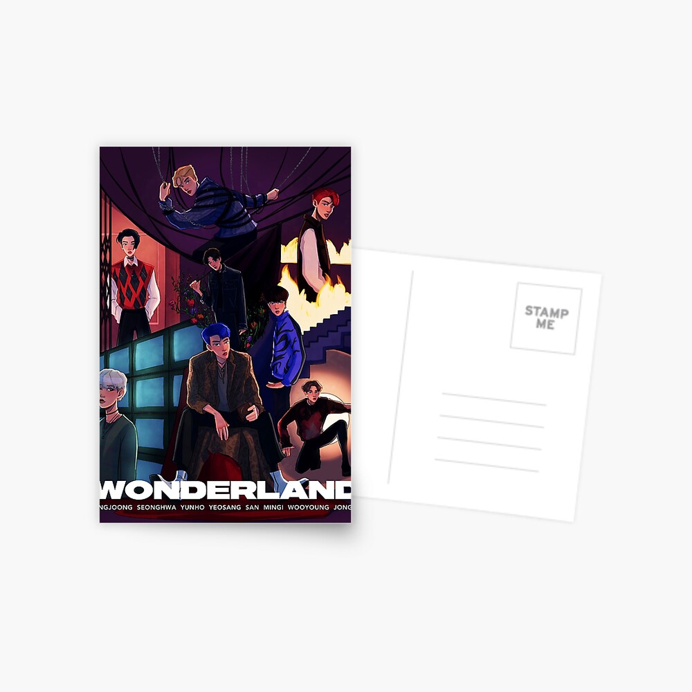 Ateez Posters - ATEEZ WONDERLAND Poster RB0608