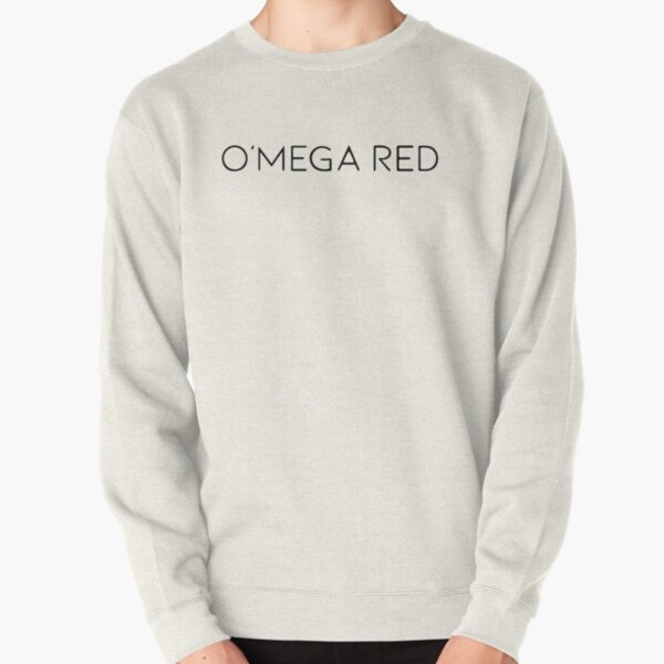 O'Mega Red - Classic Logo Black Pullover Sweatshirt