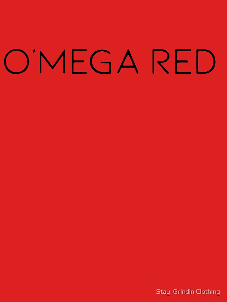 Thumbnail 7 of 7, Essential T-Shirt, O'Mega Red - Classic Logo Black designed and sold by Stay Grindin Clothing.