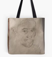 Self-portrait -(040312)- graphite stick/A4 sketchbook Tote Bag