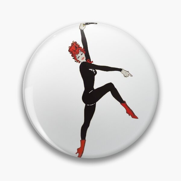 Item preview, Retro Cabaret Pin-up Woman Clock designed and sold by ClocksMan.