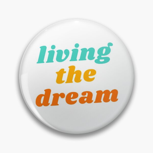 Item preview, Living the Dream Retro Logo designed and sold by Everyday Designs.
