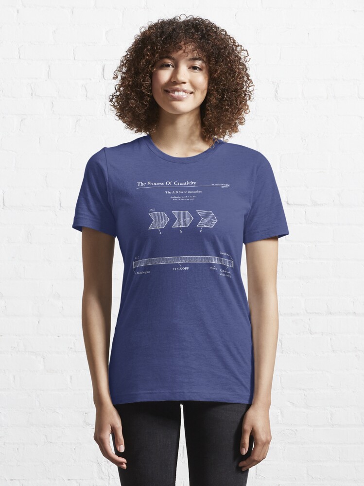 Alternate view of THE PROCRESS OF CREATIVITY Essential T-Shirt
