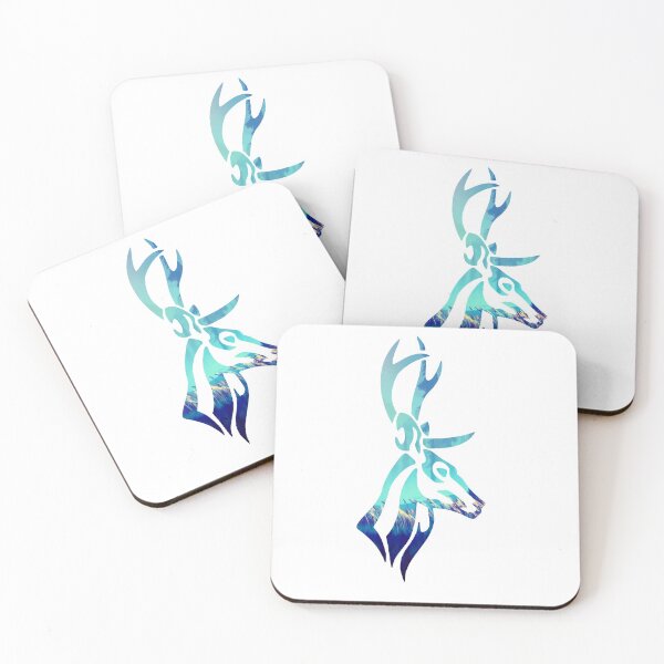 Item preview, tribal deer forest silhouette designed and sold by sami123456.