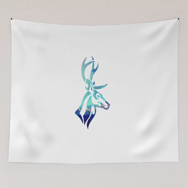 Item preview, tribal deer forest silhouette designed and sold by sami123456.