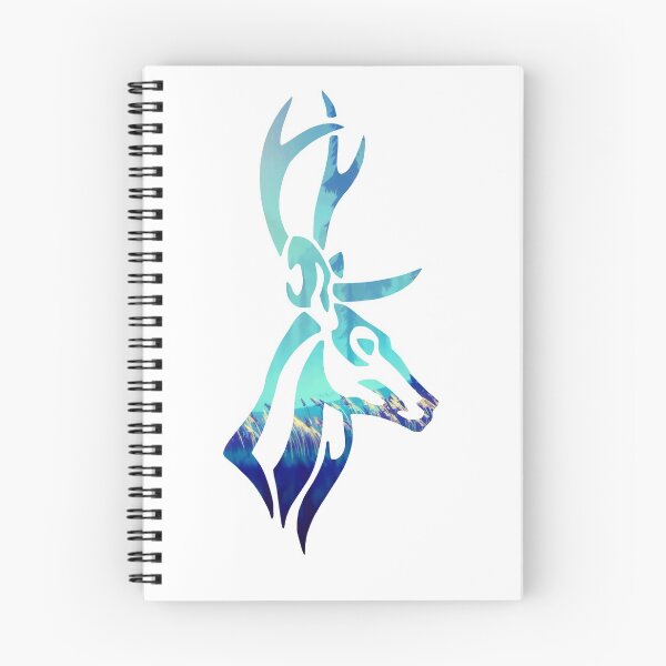Item preview, tribal deer forest silhouette designed and sold by sami123456.