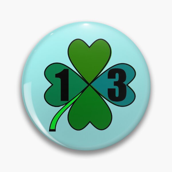 Item preview, thirteen and lucky clover! designed and sold by loiret1958.